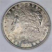 1888 Original Toned BU Morgan Dollar