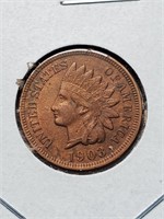 AU 1903 Indian Head Penny