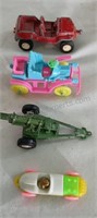 60s Rare Mattel Buggy Car and Tootsie Toys