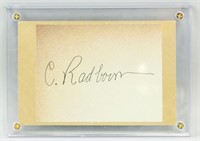 "Old Hoss" Radbourn 1854-1897 American Autograph