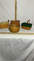 Longaberger Small Baskets (4)