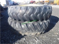 2 John Deere Tractor Tires and Rims