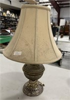 Vintage Brass Oil Style Lamp