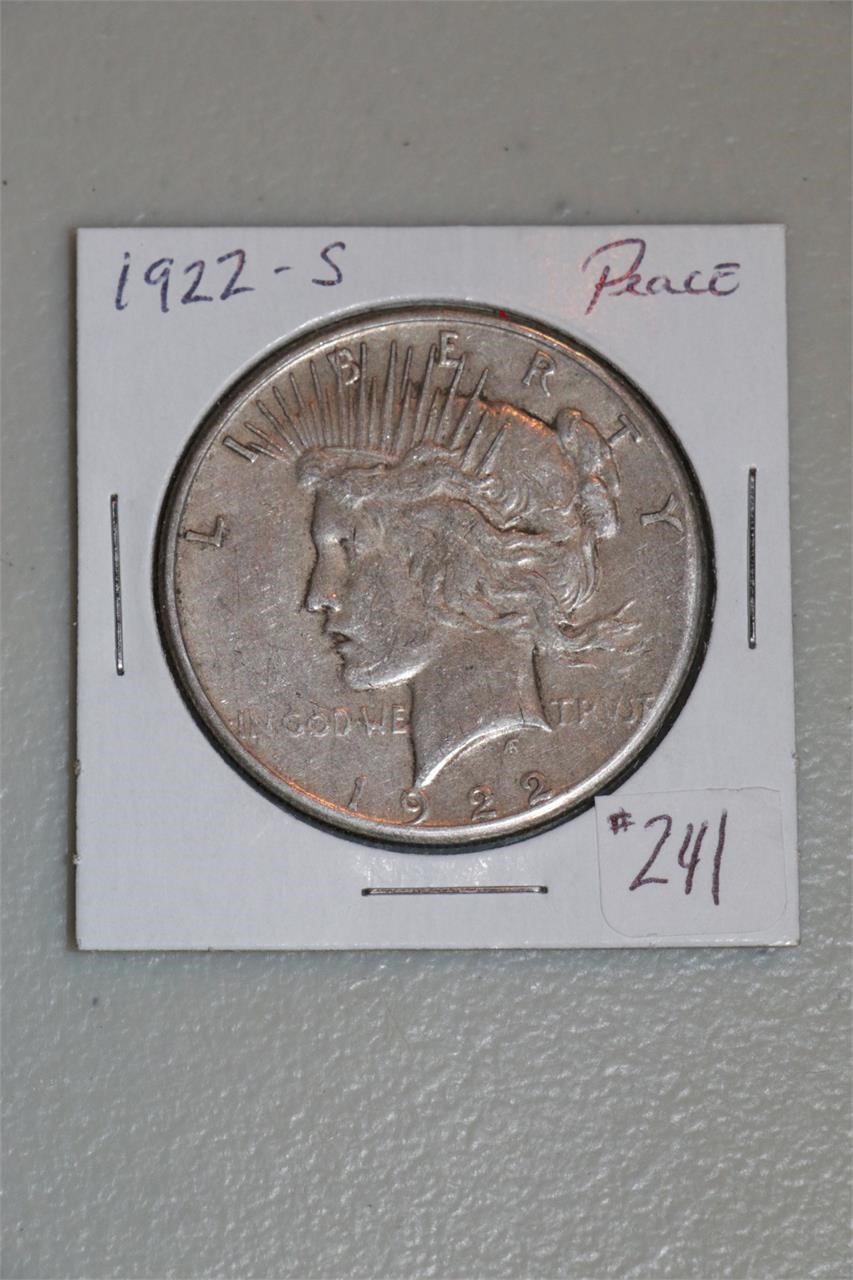 1922-S Peace Dollar