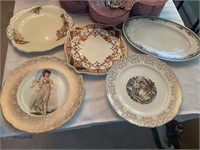 (5) Asst. Plates & Platters