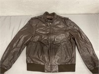 Vintage Berman’s Brown Leather Jacket- Men’s, 44