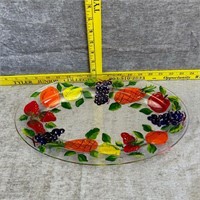 Plate Decorated with Fruits