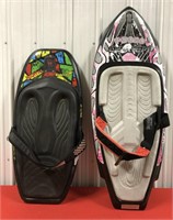 2- Boogie Knee Boards and 2 - Life Jackets