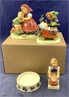 Pr Of First Issue Hummel Figurines & Another