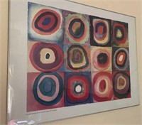 "Kandinsky" Art Print  "Circles - 1913"