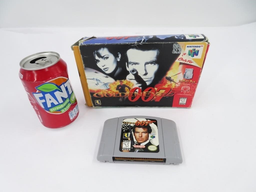 007 Golden Eyes , jeu Nintendo 64 avec boite