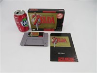 Zelda , jeu Super Nintendo SNES avec boite et