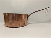 Antique French Copper Sauce Pan F
