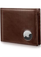 $40 AirTag Wallet for Men Genuine Leather