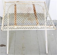 Metal Outdoor Table - 16" x 16" x 14.5"