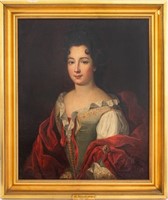 After Paul Mignard Portrait of Lady Oil on Canvas