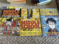 3 James Patterson Middle school books