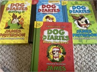 4 James Patterson dog diaries books