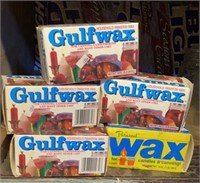 (5) Boxes of Gulf Wax