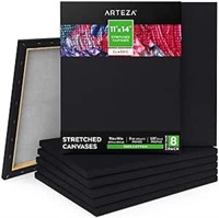 SEALED-Arteza Paint Canvases for Painting, Pack of