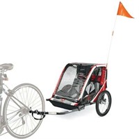 Allen Sports Deluxe Bicycle Trailer  T2  Red