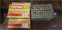 30 Rounds-- Norma 308 Ammunition & 25 Brass