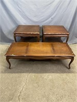 3 Piece Queen Anne Coffee Table Set