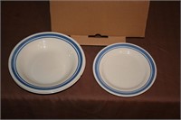 Box of Oxford Dinning Plates