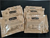 (18) honey barbecue beef sandwich MRE's, and (14)