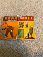 Cub scouts- bear and wolf books