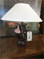 Cast Iron Table Lamp Approx. 21" Tall