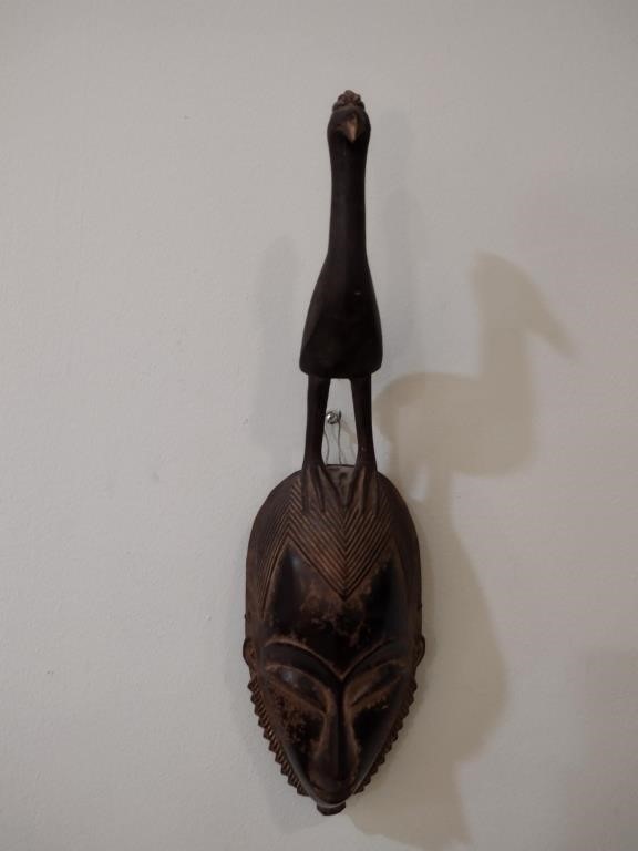 Primitive African Hand Carved Mask