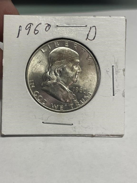 1960D franklin half dollar
