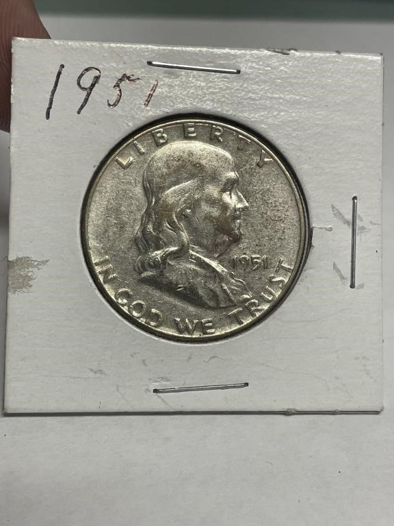 1951 franklin half dollar