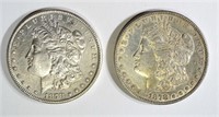 1878 7F AU & 1878-S BU MORGAN DOLLARS