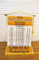 Vintage Kentucky Derby banner