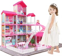 TEMI Dollhouse Dreamhouse Building Toy