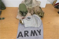 Military Canteen, mask,belt, med & large