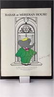 BABAR Elephant poster, 18 by 24? Signed by book