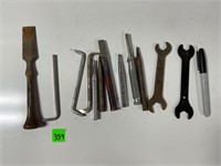 Iron Chisels&Punchers,Vtg Wrenches