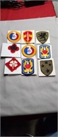 9 Military patches