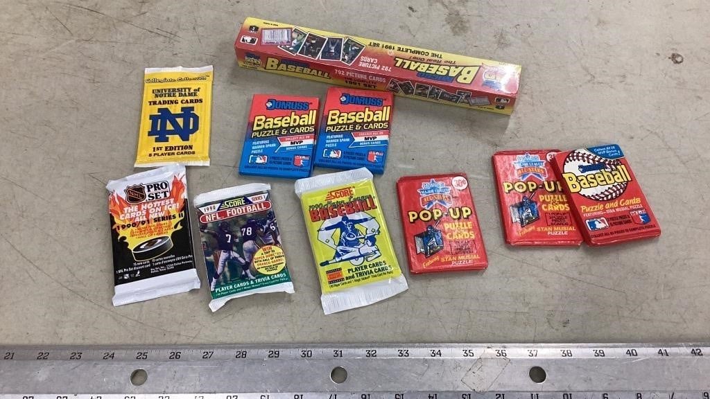 Sports cards sealed packs
