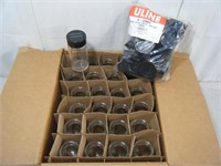 24 count brand new glass Spice Jar w/ Cap