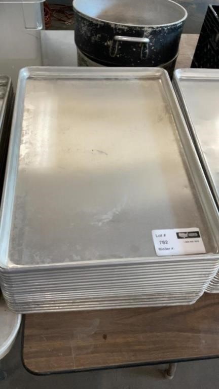 1 LOT 20 FULL SIZE COOKING/BAKING PANS SHEET.