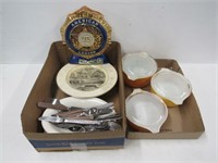 Pyrex Bowls & Tray Lot Porcelain