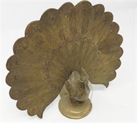 Brass Peacock, 6"