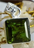 Certified 925 Silver 31.95 ct Zultanite Pendant