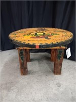 YEI BEI CHEI HAND PAINTED NAVAJO TABLE "SIGNED"