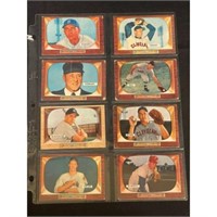 (8) 1955 Bowman Baseball Hof Cards