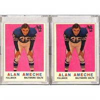 (2) 1959 Topps Alan Ameche Cards
